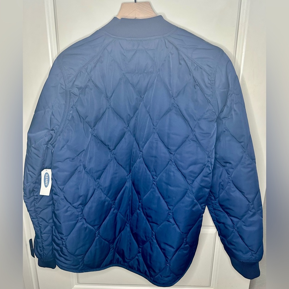 Old Navy Women's Navy Bomber Jacket - Picture 4 of 4